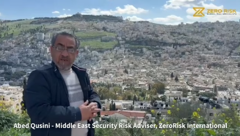 ZeroRisk - On The Ground In West Bank During Middle East Conflict